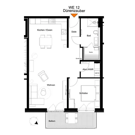 Duenenzauber - Kueste33 12 Appartamento *